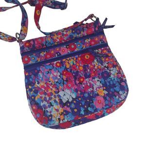 Vera Bradley Floral Quilted Impressionista Hipster Crossbody Bag Adjustable Stra